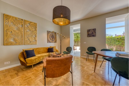Lovely Bourgeois apartment with winter garden, Plage du Midi area, Cannes